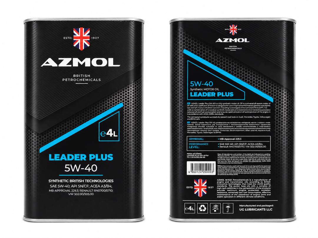 Huile moteur AZMOL Leader Plus 5W-40